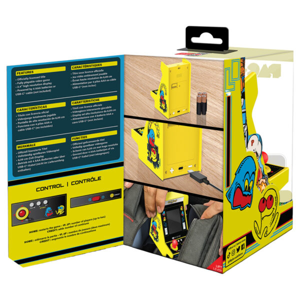 My Arcade 12cm Pac Man Tasinabilir Retro Oyun Konsolu 8