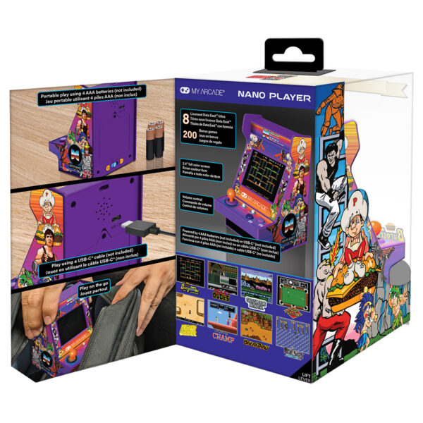 My Arcade Data East Hits Nano Player Tasinabilir Retro Oyun Konsolu 208 Oyun 4