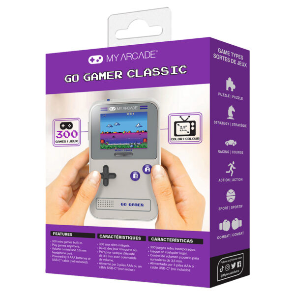 My Arcade Gamer V Retro Gri Mor Oyun Konsolu 300 Oyun 6
