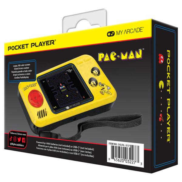 My Arcade Pocket Player Pac Man Tasinabilir Oyun Konsolu 3 Oyun 5