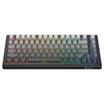 ONIKUMA G83 Gradient Gray-Black %75 Outemu Customized Linear Switch Hotswap RGB Kablosuz İngilizce Mekanik Gaming Klavye