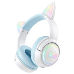 ONIKUMA GT838 Blue RGB Kablosuz Gaming Kulaklık