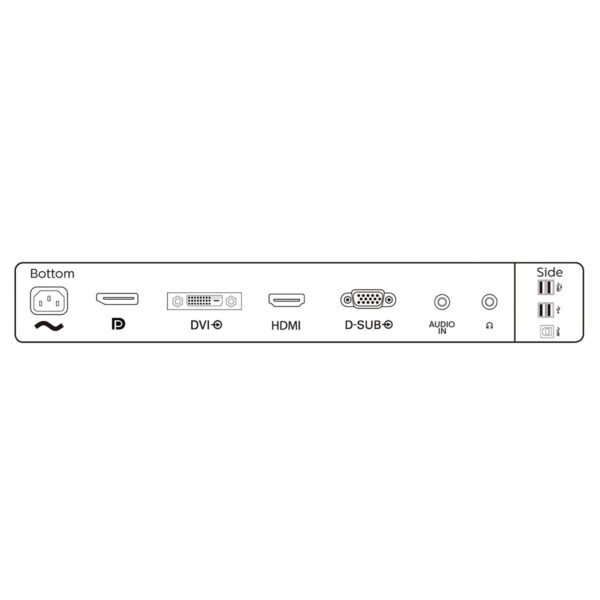 Philips 241b8qjeb01 23,8 İnç 75 Hz 5 Ms Full Hd Adaptive Sync Ips Pivot Monitör 6