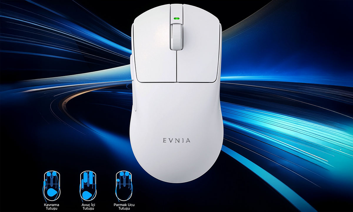Philips Evnia SPK9618W/38 Beyaz Gaming Mouse H1