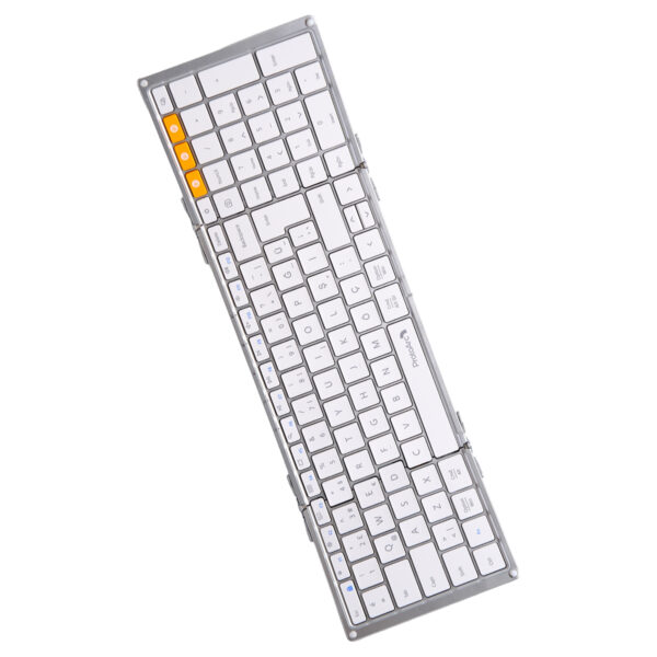 Protoarc Xk01 Beyaz Katlanabilir Türkçe Bluetooth Klavye (cp016849) 3