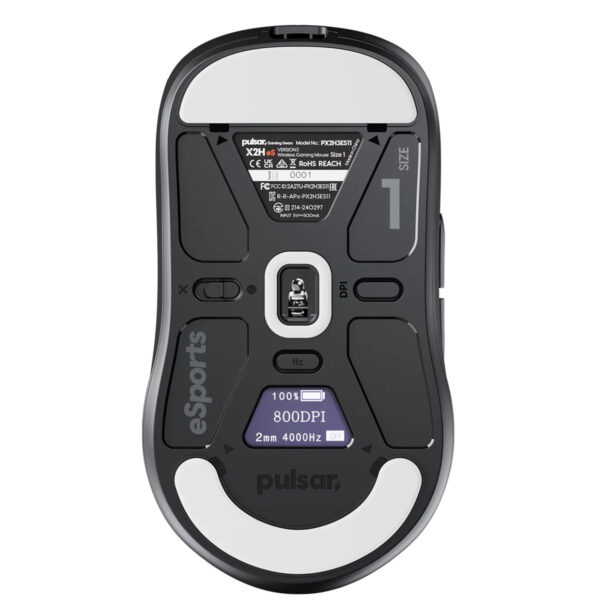 Pulsar X2h V3 Es Black Size 1 Mini 8k Hz Xs 1 Sensör Kablosuz Simetrik Gaming Mouse (px2h3es11) 4