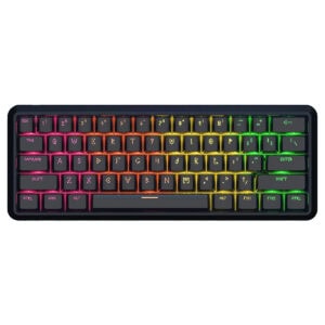 Yatış RGB arka aydınlatmalı mekanik bilgisayar klavyesi. Çok renkli ışık efektleri ve ergonomik tasarım ile oyun ve ofis kullanımı için ideal. Yüksek performanslı ve dayanıklı yapısı ile fark yaratır.