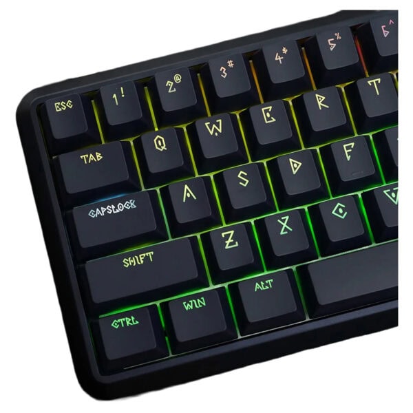 LED aydınlatmalı oyun ve ofis klavyesi, dayanıklı tuşlar ve ergonomik tasarım, yüksek performanslı bilgisayar aksesuarları, giriş seviyesi ve profesyonel kullanım için uygun.