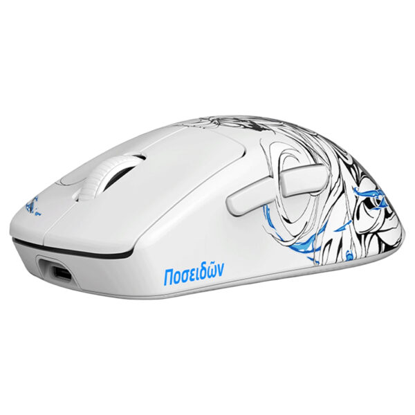 Yaratıcı ve şık tasarımlı bilgisayar fare, mavi ve siyah akrilik desenler, konforlu ergonomik yapısı ve yüksek hassasiyetli sensör ile kullanıma hazır.