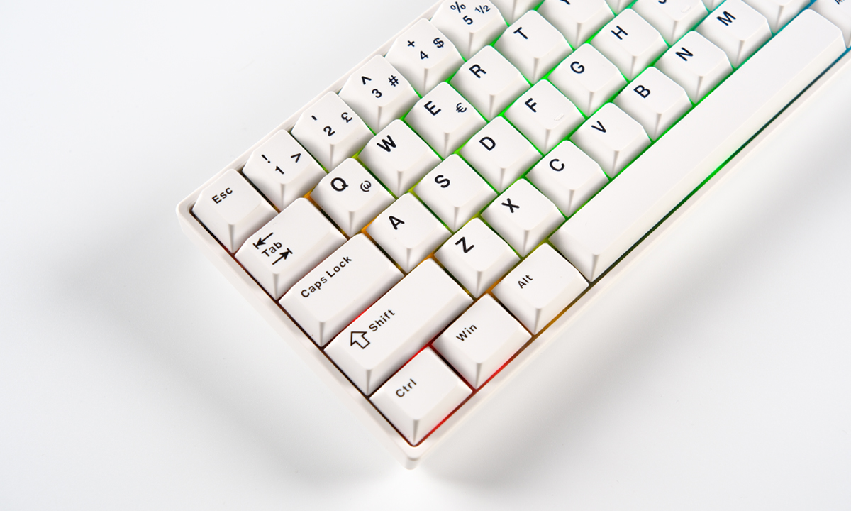 Akko Monsgeek Fun60 Max White Gaming Klavye H08