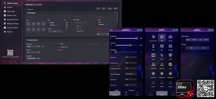 MSI MPG 341CQR QD-OLED X36 Gaming Monitör H21
