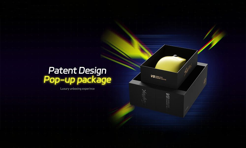 Yüksek performanslı, kablosuz gaming mouse tasarımı. Ergonomik yapısı ve DPI ayarlarıyla oyun deneyimini artıran gelişmiş özellikler.