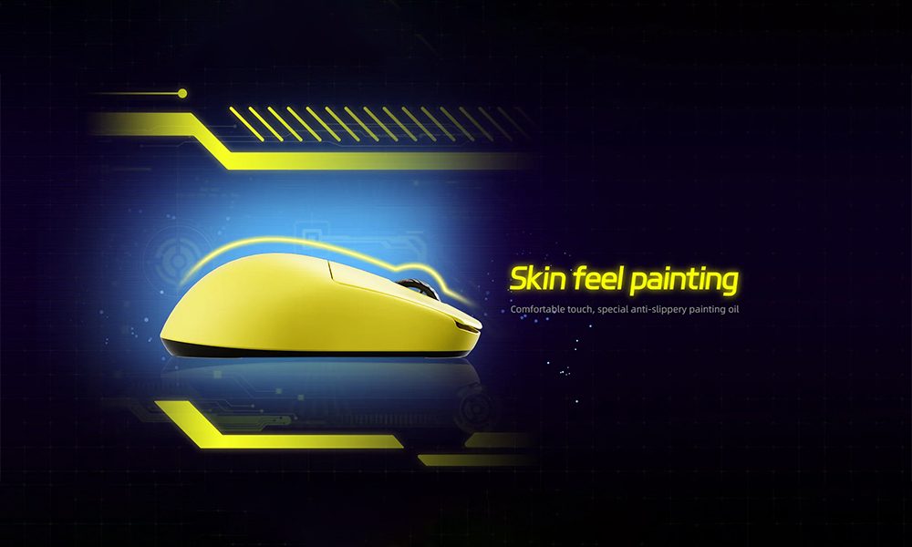 Se Tyrex V8 hafif ve dayanıklı oyun faresidir, 36 gram ağırlında, yüksek performans ve hassasiyet sağlar, uzun süreli kullanım için ideal oyun aksesuarı.