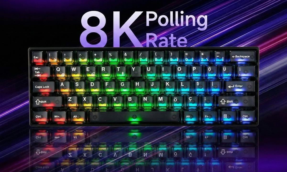 Akko Monsgeek Fun60 Pro Black Gaming Klavye H01