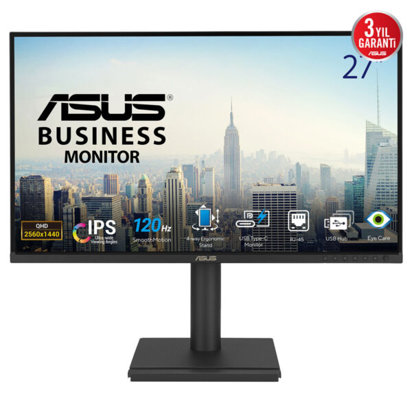 Asus Be27acgn 27 Inç 120hz 5ms 2k Qhd Adaptive Sync Ips Pivot Monitör 2