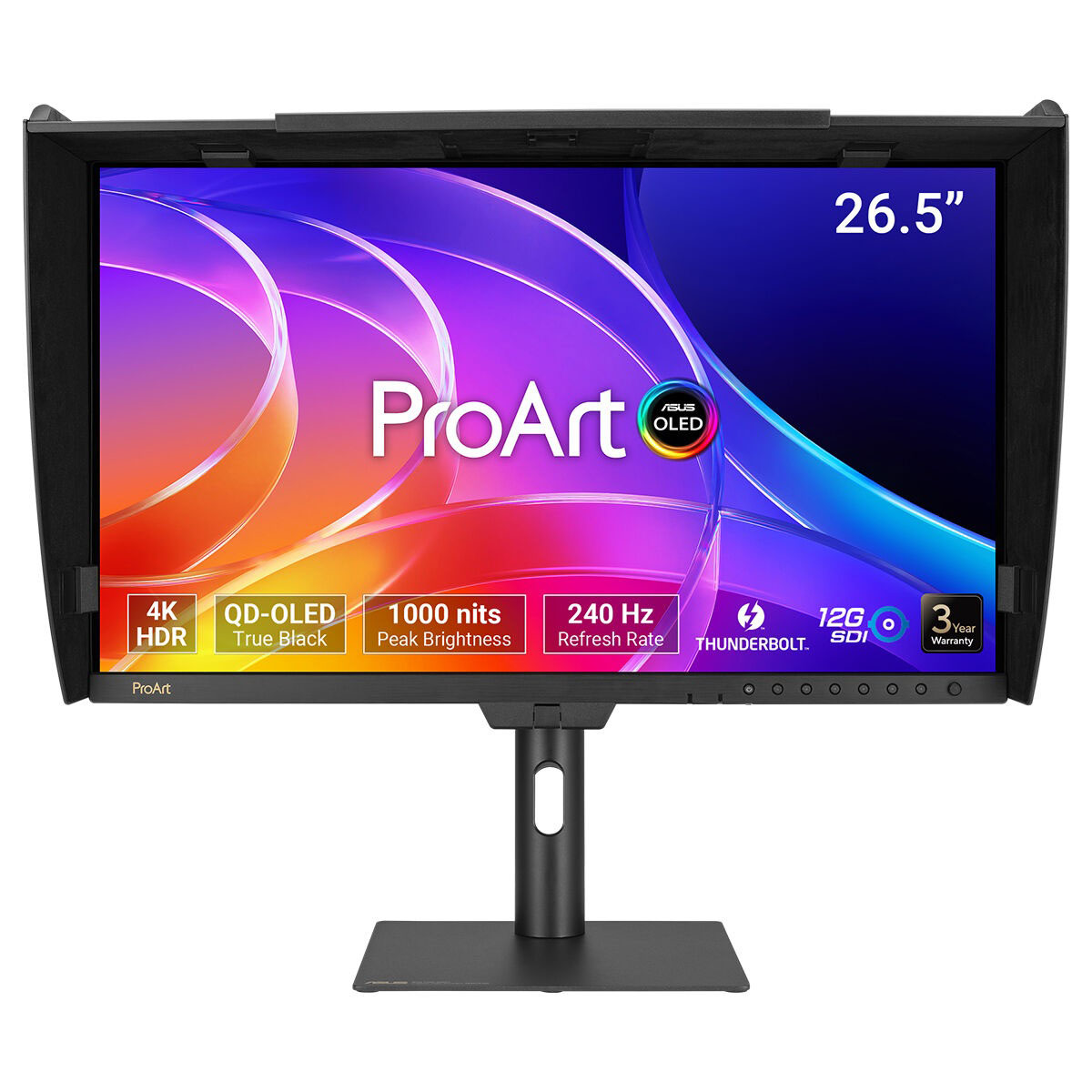 Asus Proart Display Oled Pa27usd 26.5 Inç 240hz 0.1ms 4k Uhd Adaptive Sync Qd Oled Pivot Monitör 1