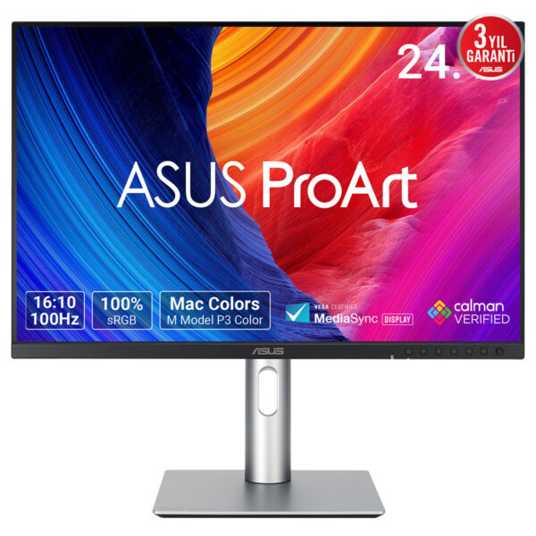 Asus Proart Display Pa248qv Gen2 24.1inç 100hz 5ms Full Hd Adaptive Sync Ips Pivot Monitör 2