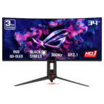 ASUS ROG Swift OLED PG34WCDN 34 inç 360Hz 0.03ms UWQHD Adaptive Sync QD-OLED Kavisli Gaming Monitör