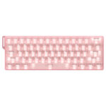 DAREU COOL 60 Pink-clear %60 ICE Blade Manyetik Switch 8K Hz Hall Effect Hotswap RGB İngilizce Gaming Klavye