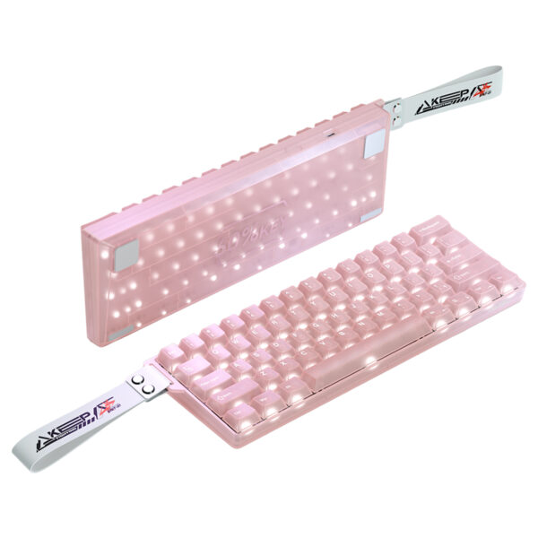 Dareu Cool 60 Pink Clear Ice Blade Manyetik Switch 8k Hz Hall Effect Hotswap Rgb Ingilizce Mekanik Gaming Klavye 3