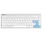 DAREU EK868 White %65 Blue Low-Profile Switch Bluetooth İngilizce Mekanik Gaming Klavye