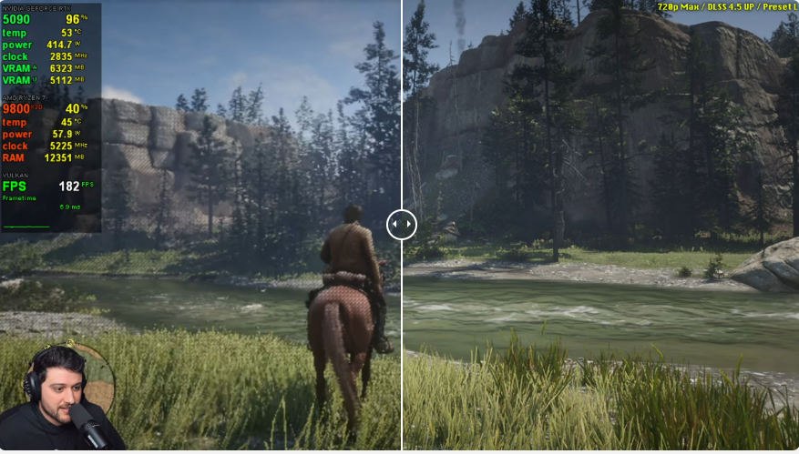 Dlss 4 5 Yapay Zeka Sihri 240p Cozunurlugu Oynanabilir Bir Deneyime Donusturuyor 2