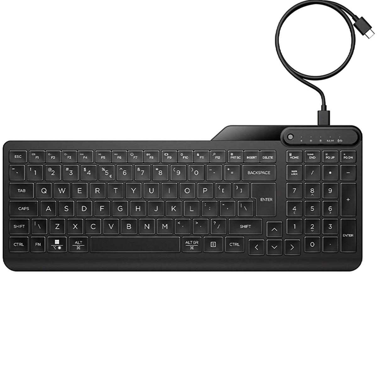 Kablolu bilgisayar klavyesi, USB bağlantısıyla masaüstü bilgisayarlarda ve ofis kullanımında yüksek performans sağlar. Ergonomik tasarımıyla rahat yazma deneyimi sunar ve dayanıklı yapıdadır.