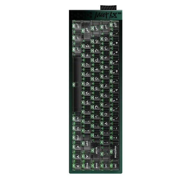Iqunix Meet68 Ultra Doppler Green Omega Manyetik Switch 8k Hz Hall Effect Hotswap Rgb İngilizce Mekanik Gaming Klavye 2
