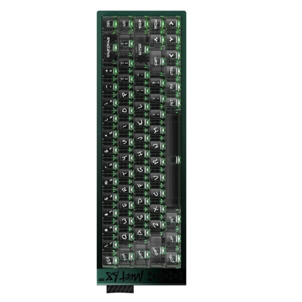 Iqunix Meet68 Ultra Doppler Green Omega Manyetik Switch 8k Hz Hall Effect Hotswap Rgb İngilizce Mekanik Gaming Klavye 3