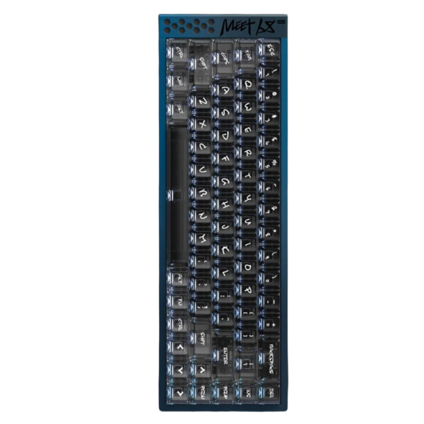 Iqunix Meet68 Ultra Jewel Blue Omega Manyetik Switch 8k Hz Hall Effect Hotswap Rgb İngilizce Mekanik Gaming Klavye 2
