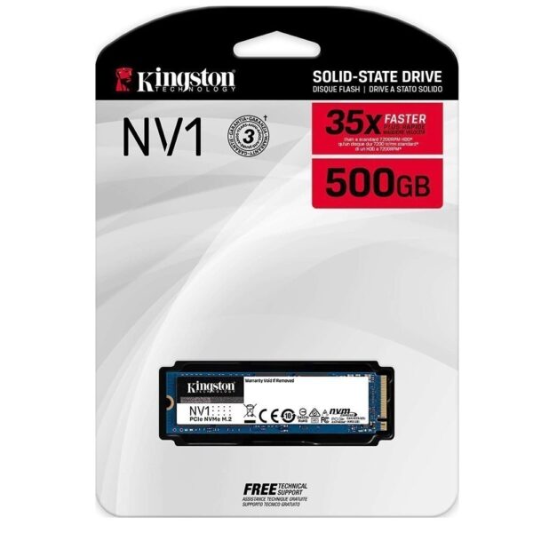 Kingston Nv1 500gb Nvme Okuma 2100mb Yazma 1700mb M.2 Ssd (snvs500g) 3