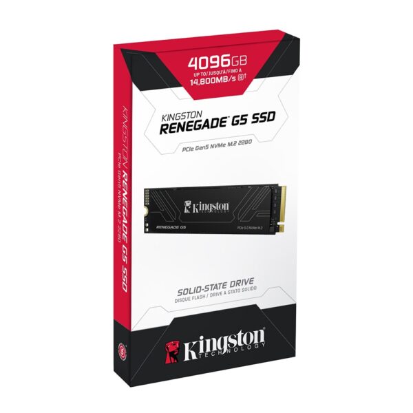 Kingston Renegade G5 4tb Nvme Pcie Gen5 X4 Okuma 14800mb Yazma 14000mb M.2 Ssd (srng2s4t0) 5
