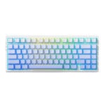 MCHOSE G75 Pro Glacier Gradient %75 Matcha Latte Switch V2 RGB Kablosuz Hotswap İngilizce Mekanik Gaming Klavye (G75-14A)