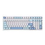 MCHOSE G98 Pro Mavi %98 Flame Orange Switch RGB Kablosuz Hotswap İngilizce Mekanik Gaming Klavye (HW-G98S-2)