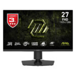 MSI MAG 272PF X24 27 inç 240Hz 0.5ms Full HD Adaptive Sync Rapid IPS Pivot Gaming Monitör