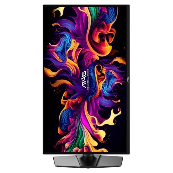 MSI MAG 274QP QD-OLED 26.5 inç oyun monitörü, 240Hz yenileme hızı, 0.03ms tepki süresi ve 2K WQHD çözünürlük ile yüksek performans ve görsel kalite sağlar.