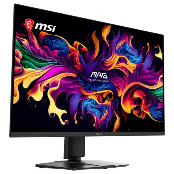 MSI oyun monitörü, canlı renkler ve yüksek çözünürlük ile profesyonel ve oyun performansı için ideal, geniş ekran ve şık tasarım.