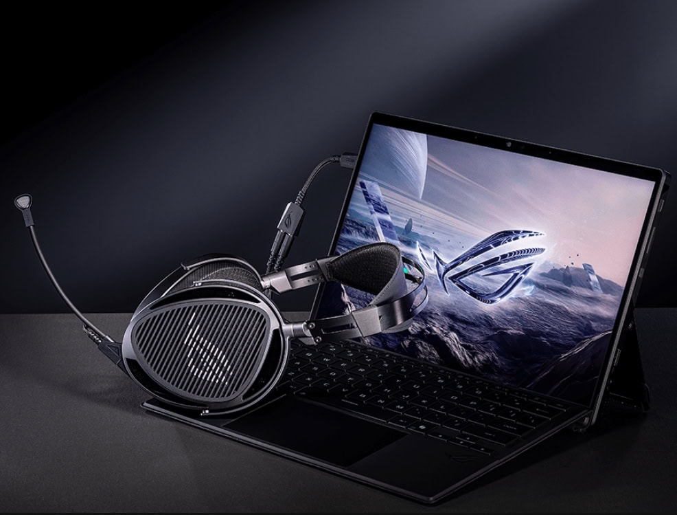 ASUS ROG Kithara 100 mm HIFIMAN düzlemsel manyetik sürücü gaming kulaklık, PS5 uyumlu, yüksek ses kalitesi ve konfor sağlayan tasarımıyla oyun deneyimini artırır.