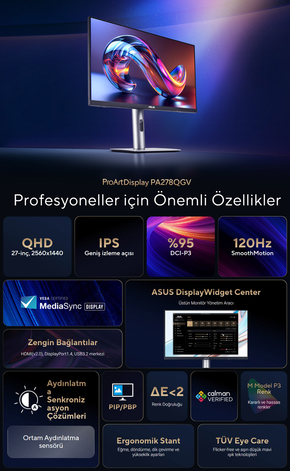 ProArt Display PA278QV Gen2 (PA278QGV)