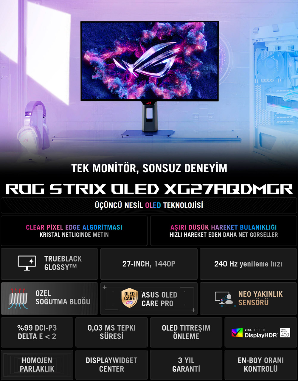 ROG Strix OLED XG27AQDMG Gen2 (XG27AQDMGR)