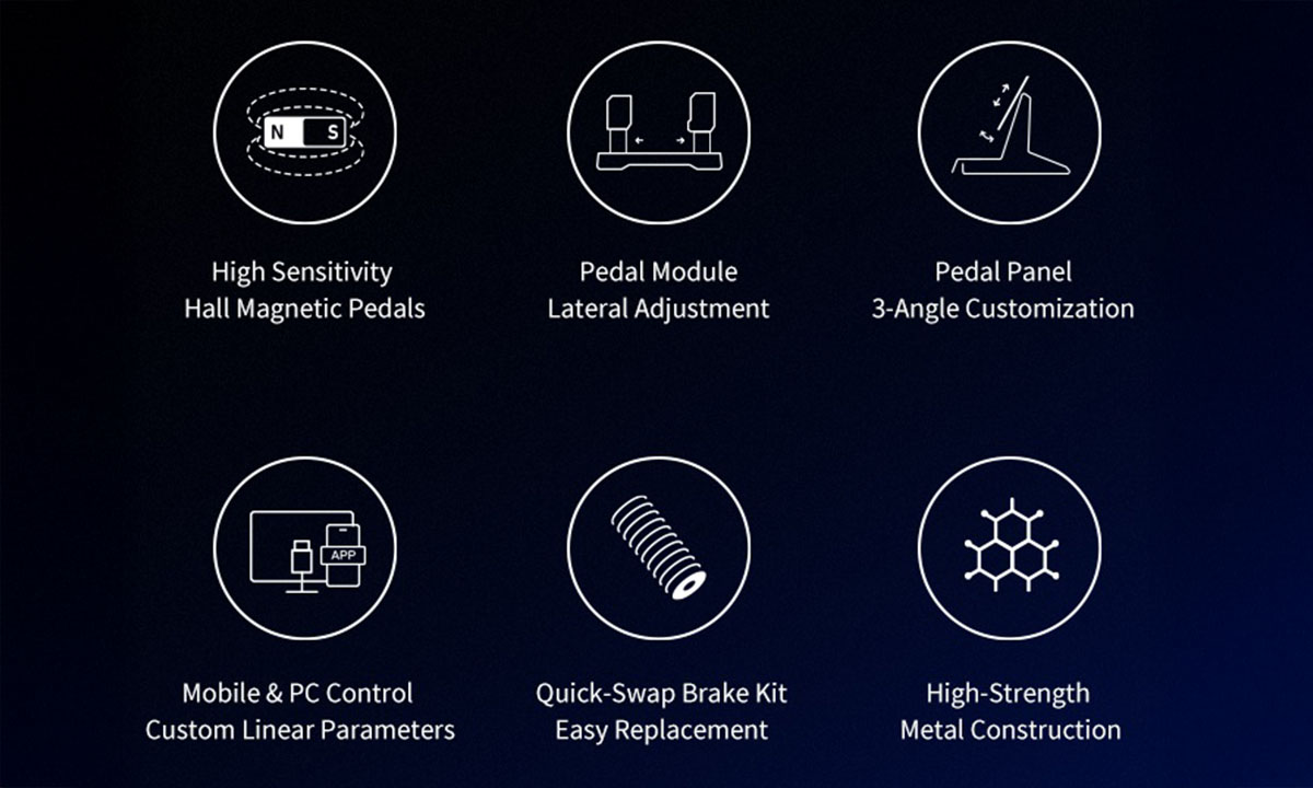 Yüksek Hassasiyetli, Ayarlanabilir ve Profesyonel Pedal Sistemi