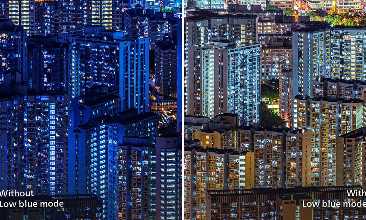 Gözü Rahatsız Etmeyen, Verimli LowBlue Modu