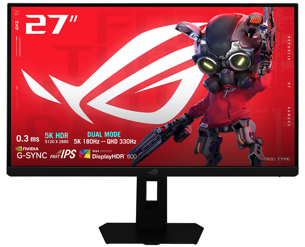 ASUS ROG Strix XG27JCG 27 inç 180Hz 5K 0.3ms 330Hz 2K QHD Dual Mode Adaptive Sync Fast IPS Pivot Gaming Monitör h2