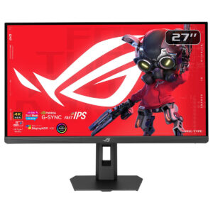 ASUS ROG Strix XG27UCG Gen2 27 inç 4K UHD oyun monitörü, 162Hz yenileme hızı ve 0.3ms tepki süresi ile yüksek performans sağlar. Gelişmiş renk ve görüntü kalitesi için Fast IPS teknolojisi ve Adaptive.