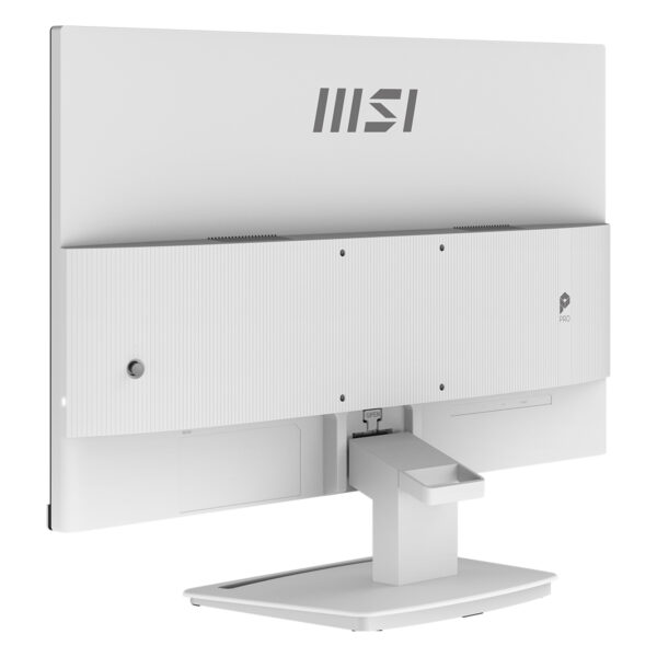 MSI PRO MP241W 23.8 inç Full HD 144Hz FreeSync VA monitör, şık beyaz tasarımıyla yüksek performans ve görsel kalite sunar. Geniş ekran ve hızlı yenileme hızıyla profesyonel ve oyun deneyimini artırır.