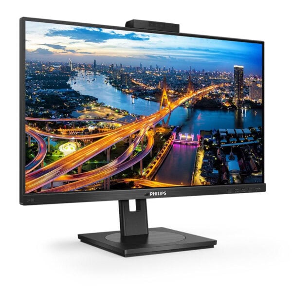 Philips 242B1H/00 23.8 inç Full HD IPS monitör, 75Hz yenileme hızı ve 4ms tepki süresi ile yüksek performans sağlar. Adaptive Sync teknolojisi ve pivot özelliği ile ergonomik kullanım sunar.