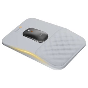 ProtoArc MP50 ergonomik PU deri bilek destekli mouse pad, konforlu ve şık tasarımıyla bilgisayar kullanımı sırasında bilek sağlığını korur.