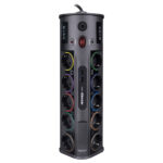S-Link PRZ010 PrizHive 1.8M 1860 Joule 1.5mm 1 Usb 1 TypeC 2.1A/5V 16A 250V 3680W 10'lu Akım Korumalı Priz Siyah