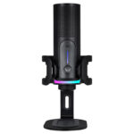 Streamplify MIC PRO Omni directional, Cardioid, Bidirectional RGB Siyah Yayıncı Mikrofonu