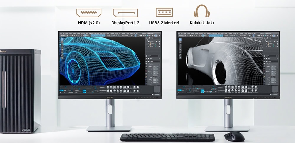 ASUS ProArt PA248QFV 24.1 inç 100Hz 5ms WUXGA Adaptive Sync IPS Pivot Monitör h21